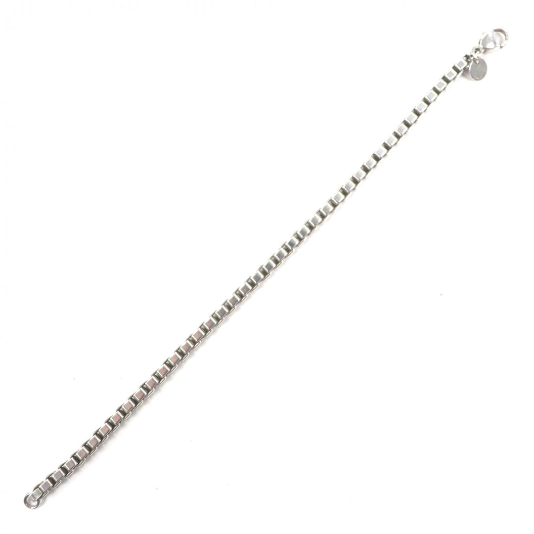 Very Good TIFFANY&Co. bracelet Venetian Chain Silver 925 mens