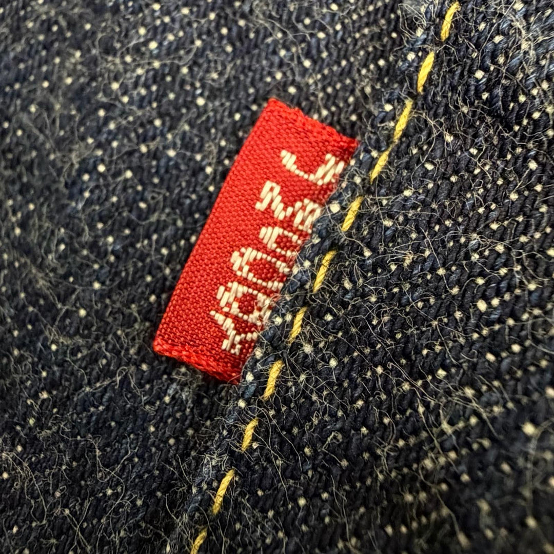 Excellent JOE McCOY Denim pants 901 WWII Model Button fly Indigo blue mens 36