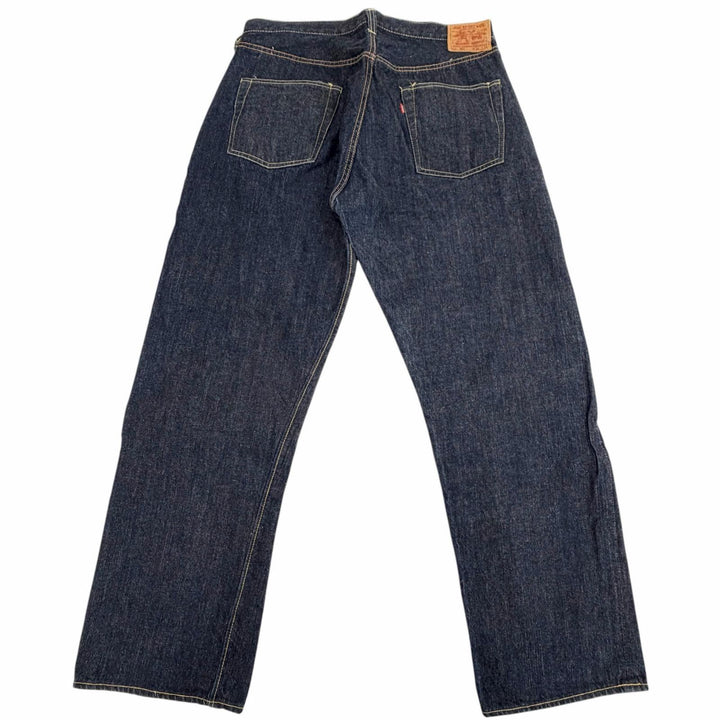 Excellent JOE McCOY Denim pants 901 WWII Model Button fly Indigo blue mens 36