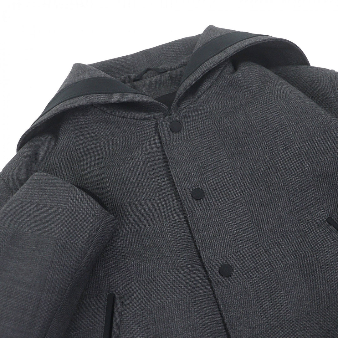 Excellent FERRAGAMO two-piece set Check Pattern Sailor Collar Blouson