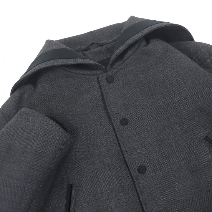 Excellent FERRAGAMO two-piece set Check Pattern Sailor Collar Blouson