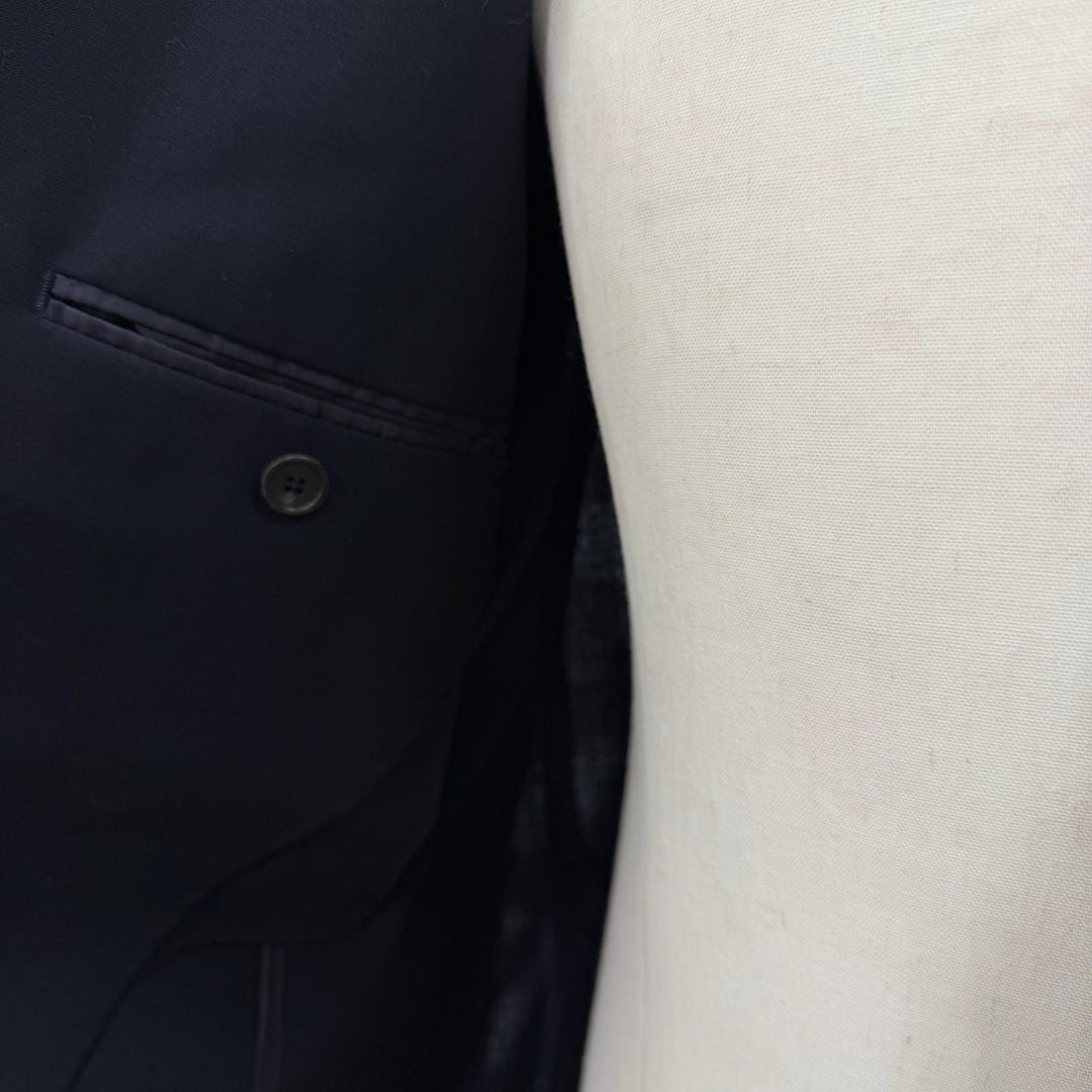 Discounted Great WOOYOUNGMI two-piece set Dark navy wool mens 50