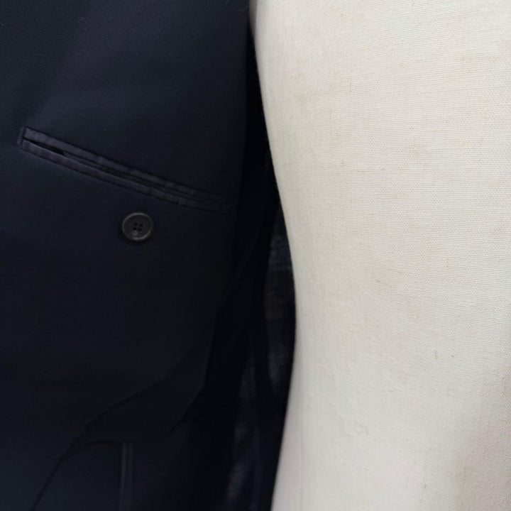 Discounted Great WOOYOUNGMI two-piece set Dark navy wool mens 50