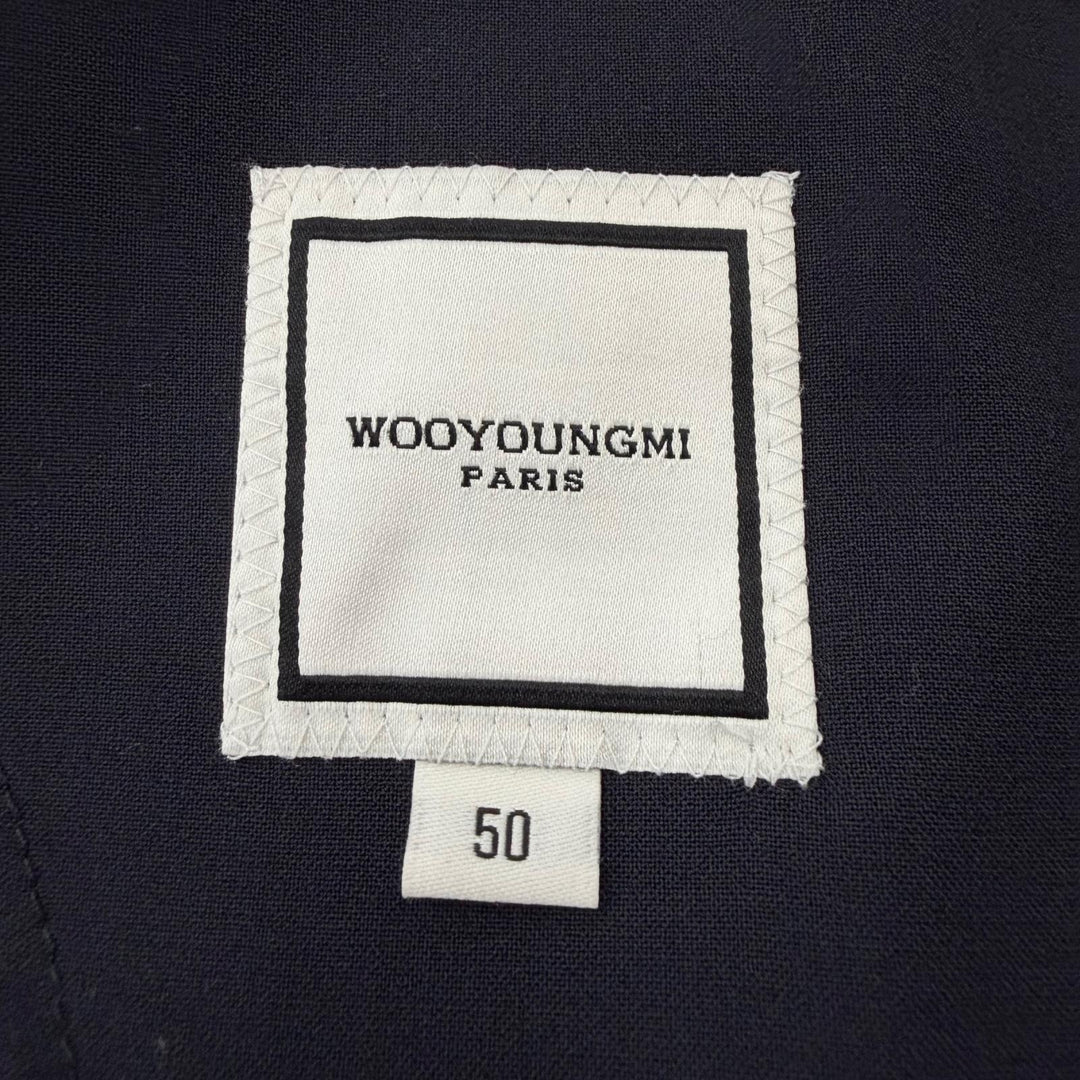 Discounted Great WOOYOUNGMI two-piece set Dark navy wool mens 50