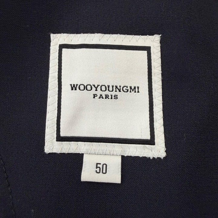 Discounted Great WOOYOUNGMI two-piece set Dark navy wool mens 50