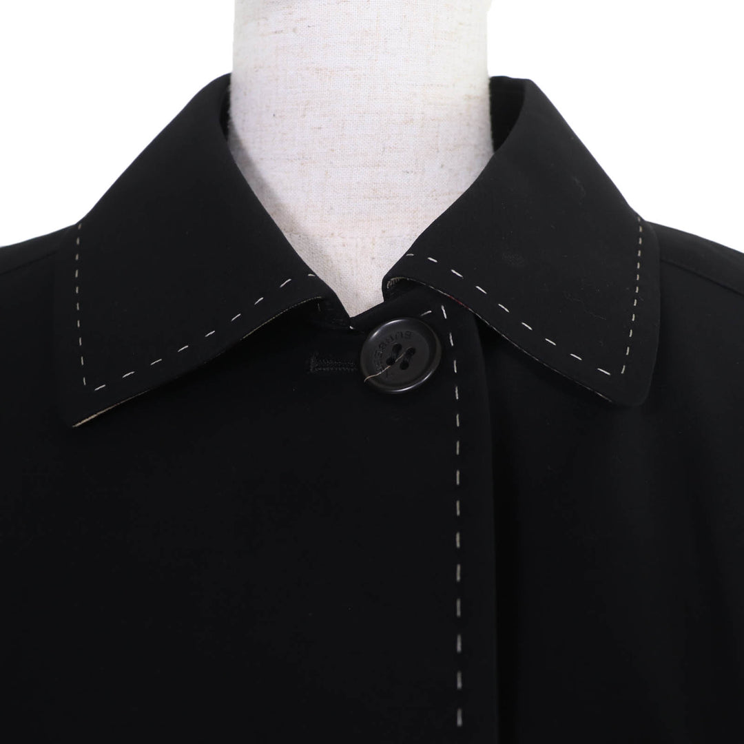 Excellent BURBERRY LONDON coat Nova check pattern lining, with liner and belt.11
