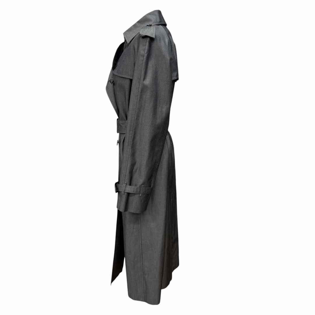 Great BURBERRY LONDON trench coat gray cotton Women 11