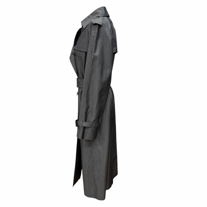 Great BURBERRY LONDON trench coat gray cotton Women 11