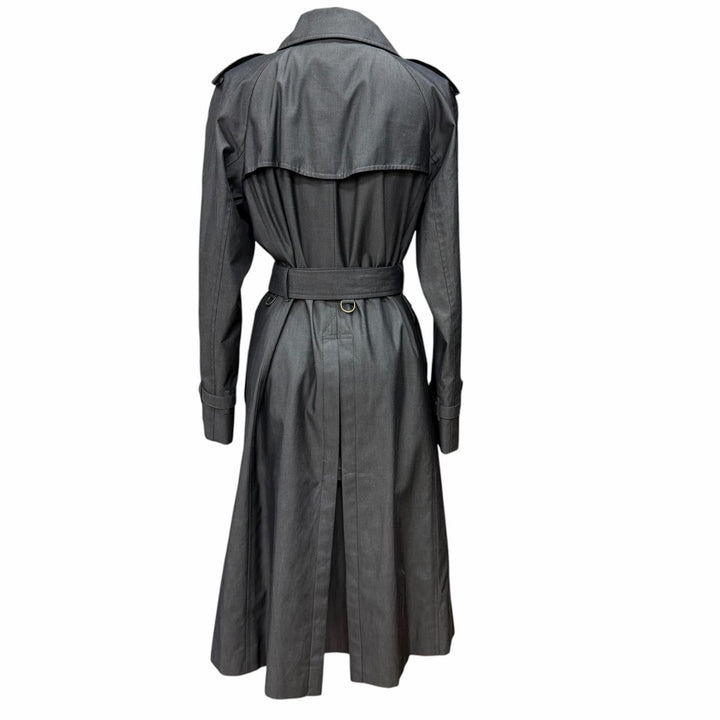Great BURBERRY LONDON trench coat gray cotton Women 11