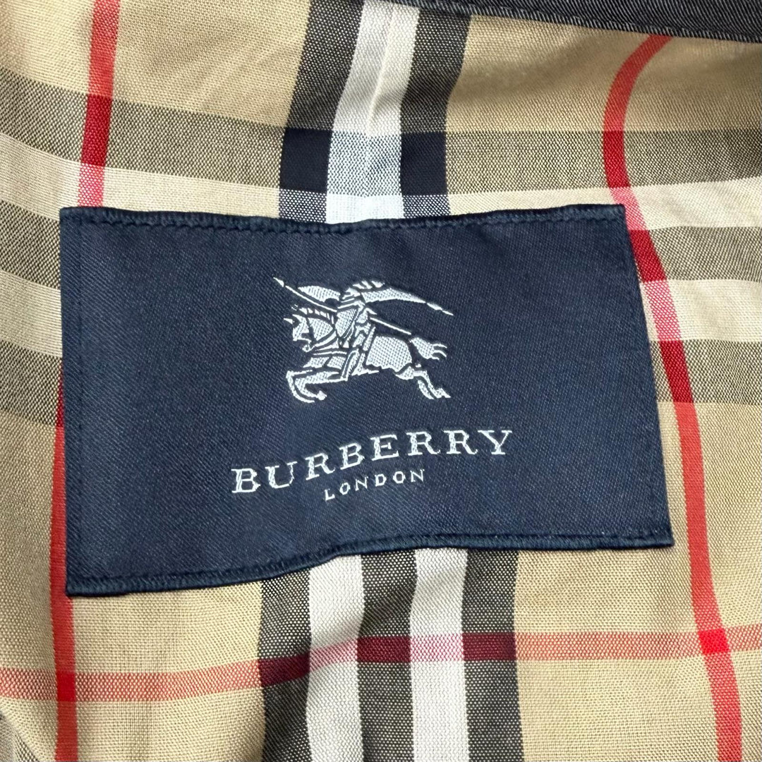 Great BURBERRY LONDON trench coat gray cotton Women 11