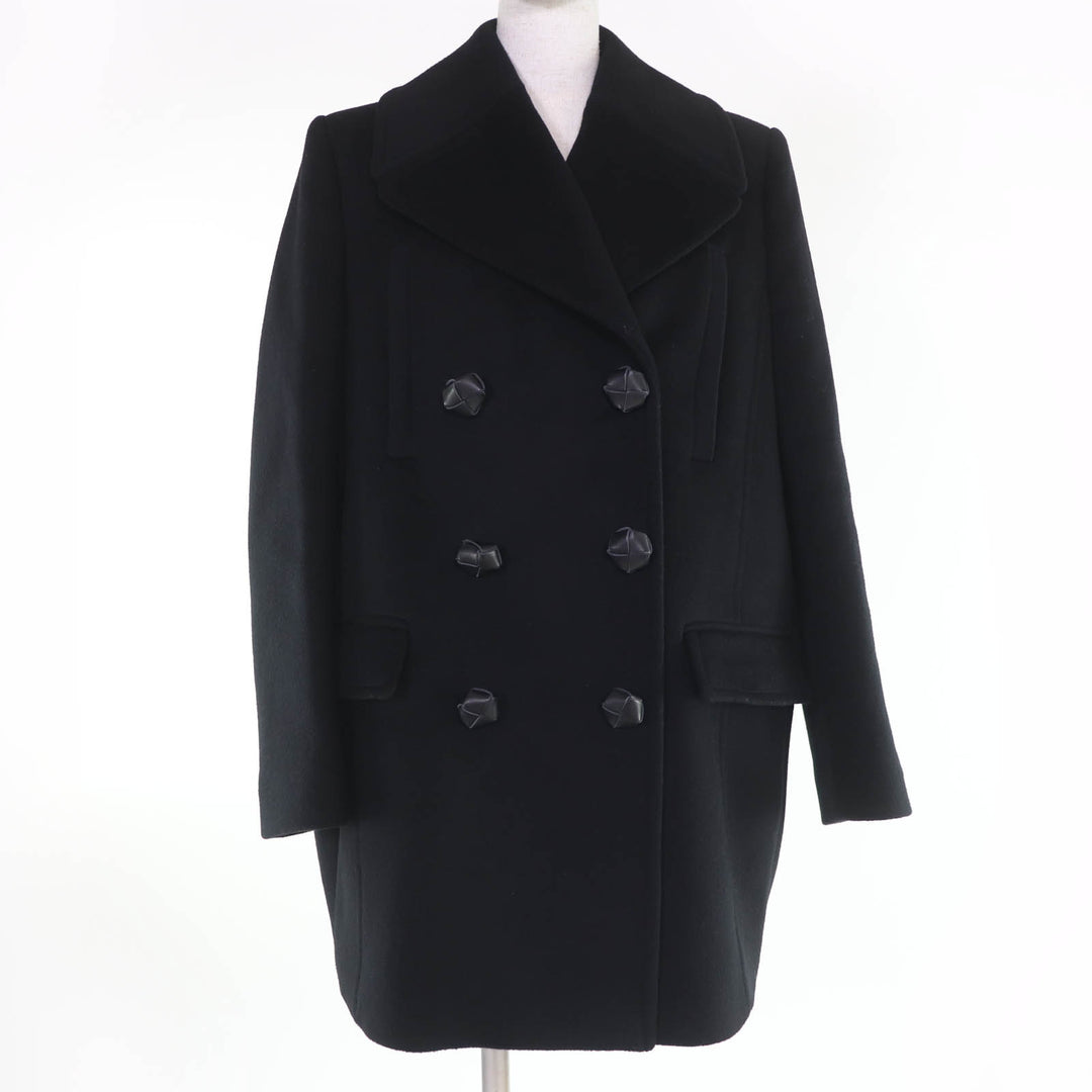 Great Alexander McQueen coat black wool Women 38 775502