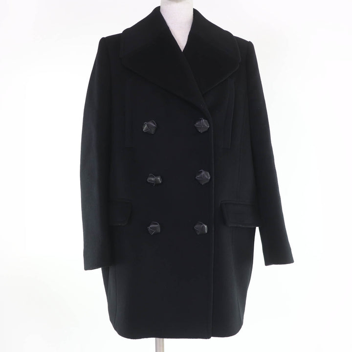 Great Alexander McQueen coat black wool Women 38 775502