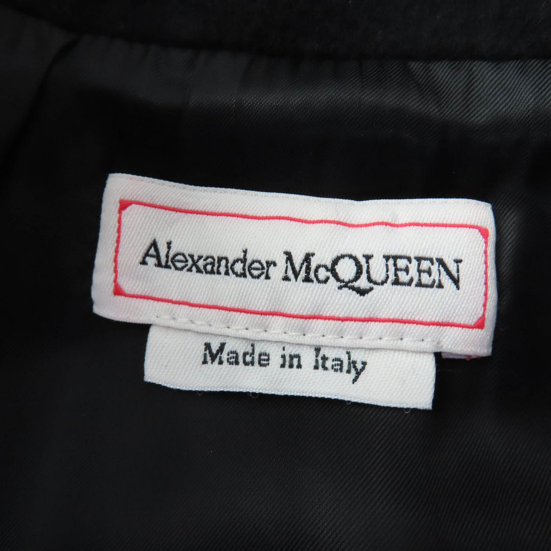 Great Alexander McQueen coat black wool Women 38 775502