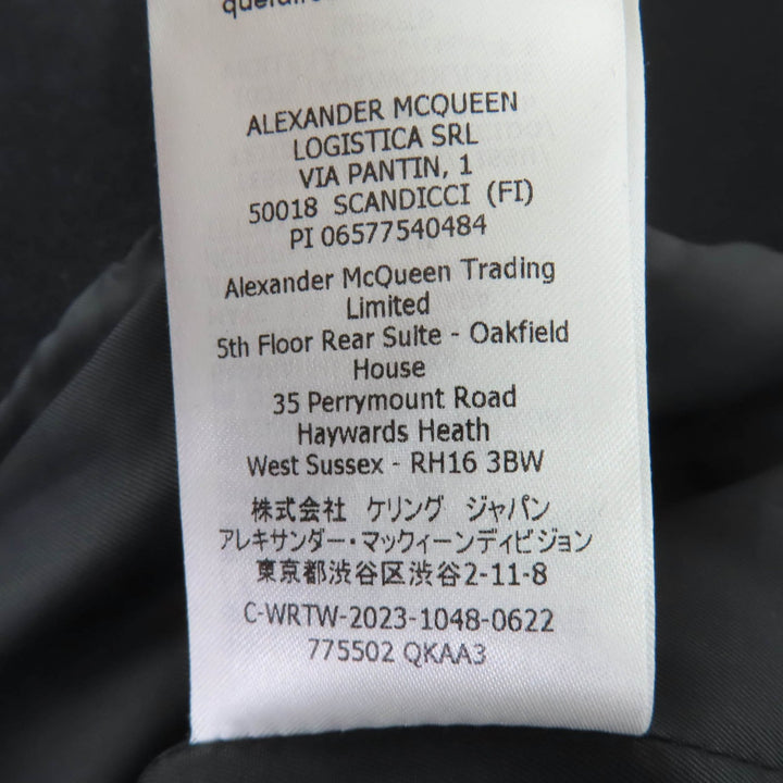 Great Alexander McQueen coat black wool Women 38 775502