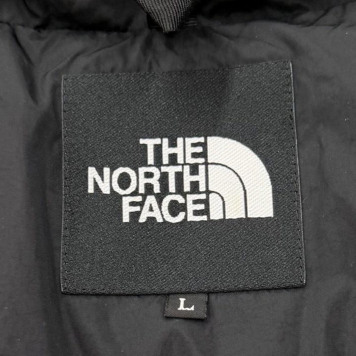 Excellent THE NORTH FACE Down jacket Nuptse Hoodie black Nylon mens L ND92331