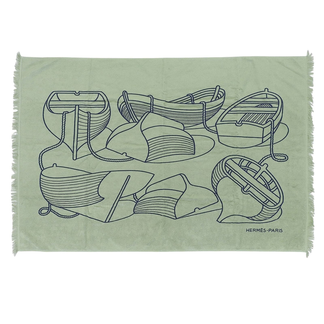Pristine HERMES Other miscellaneous goods Yachting Plage Teresa Beach towel