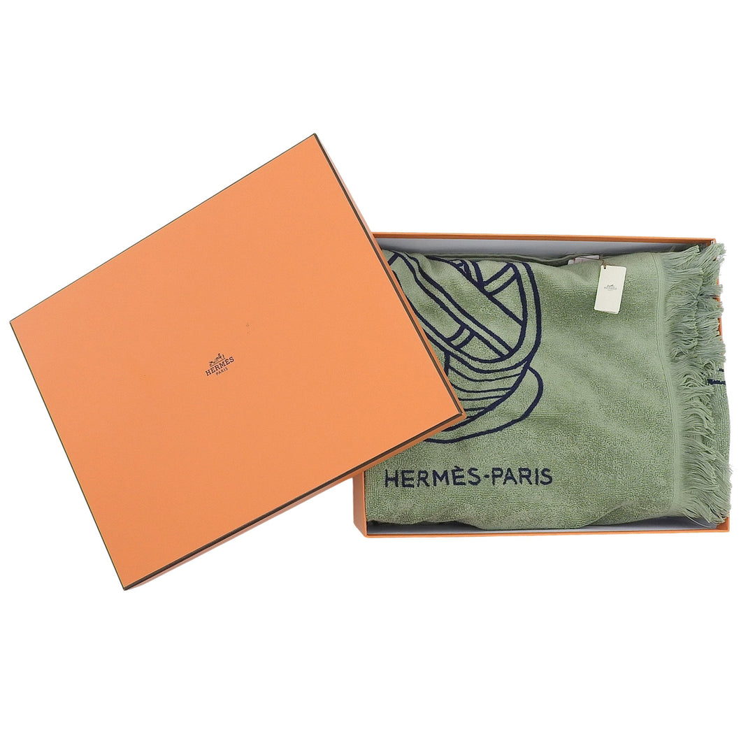 Pristine HERMES Other miscellaneous goods Yachting Plage Teresa Beach towel