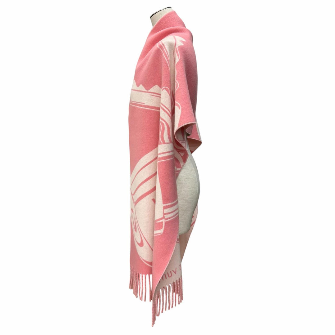 Excellent LOUIS VUITTON Scarf Muffler Lock and Keys Current product wool M96823