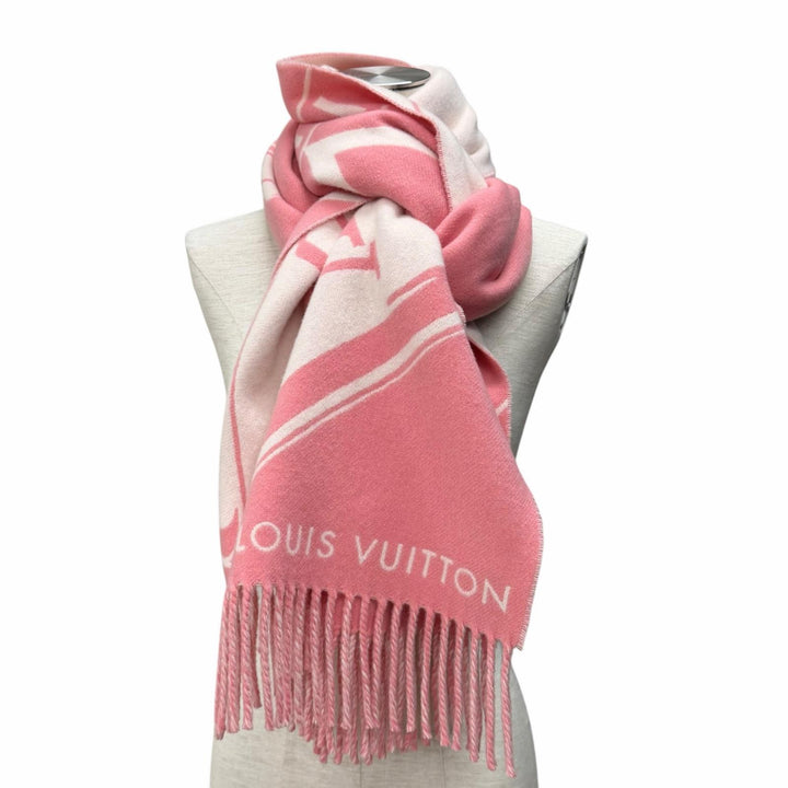 Excellent LOUIS VUITTON Scarf Muffler Lock and Keys Current product wool M96823