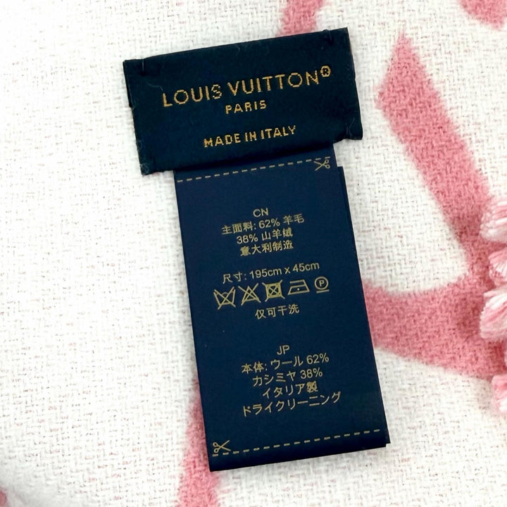 Excellent LOUIS VUITTON Scarf Muffler Lock and Keys Current product wool M96823