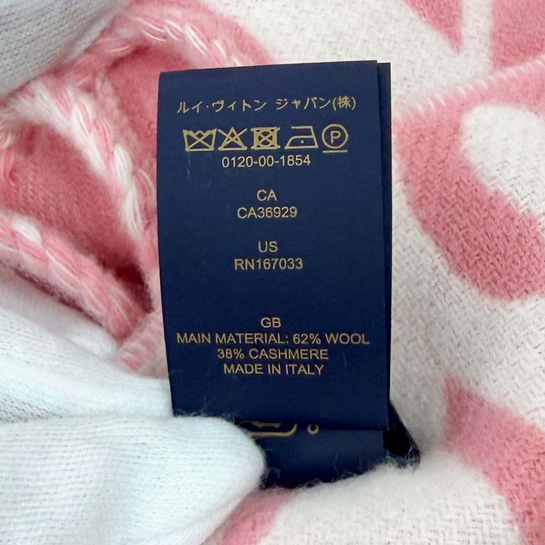 Excellent LOUIS VUITTON Scarf Muffler Lock and Keys Current product wool M96823