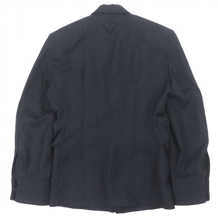 Excellent PRADA Jacket Utility Single-breasted jacket Navy mens 46 UGI269