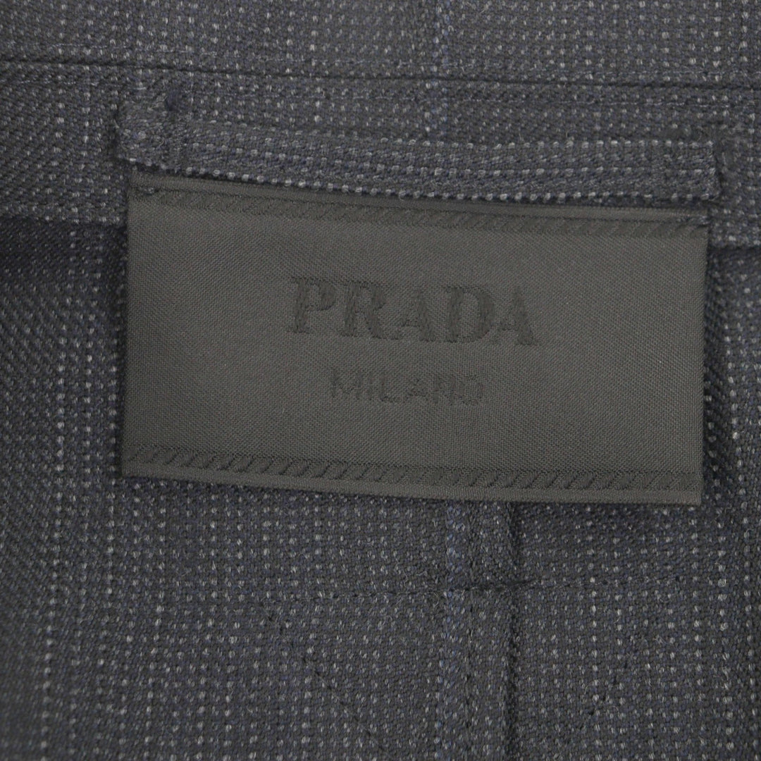Excellent PRADA Jacket Utility Single-breasted jacket Navy mens 46 UGI269