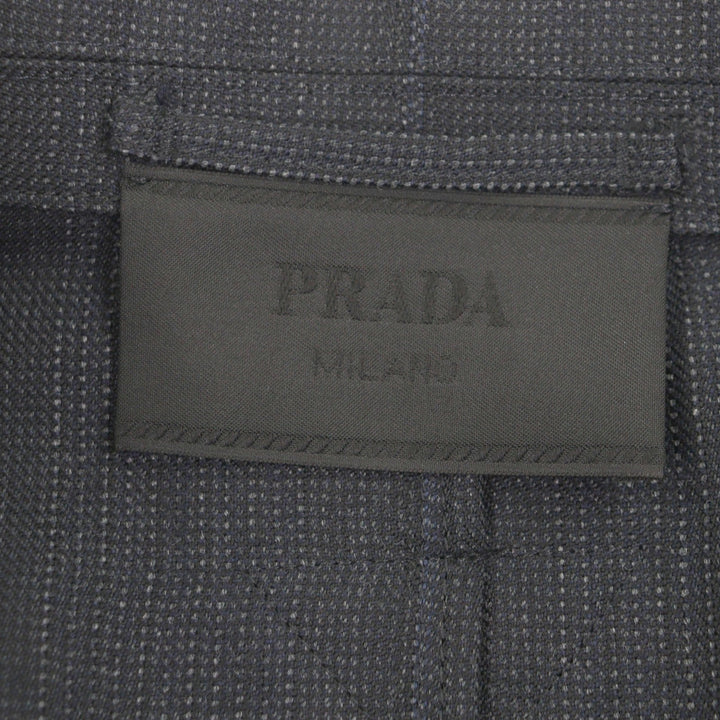 Excellent PRADA Jacket Utility Single-breasted jacket Navy mens 46 UGI269