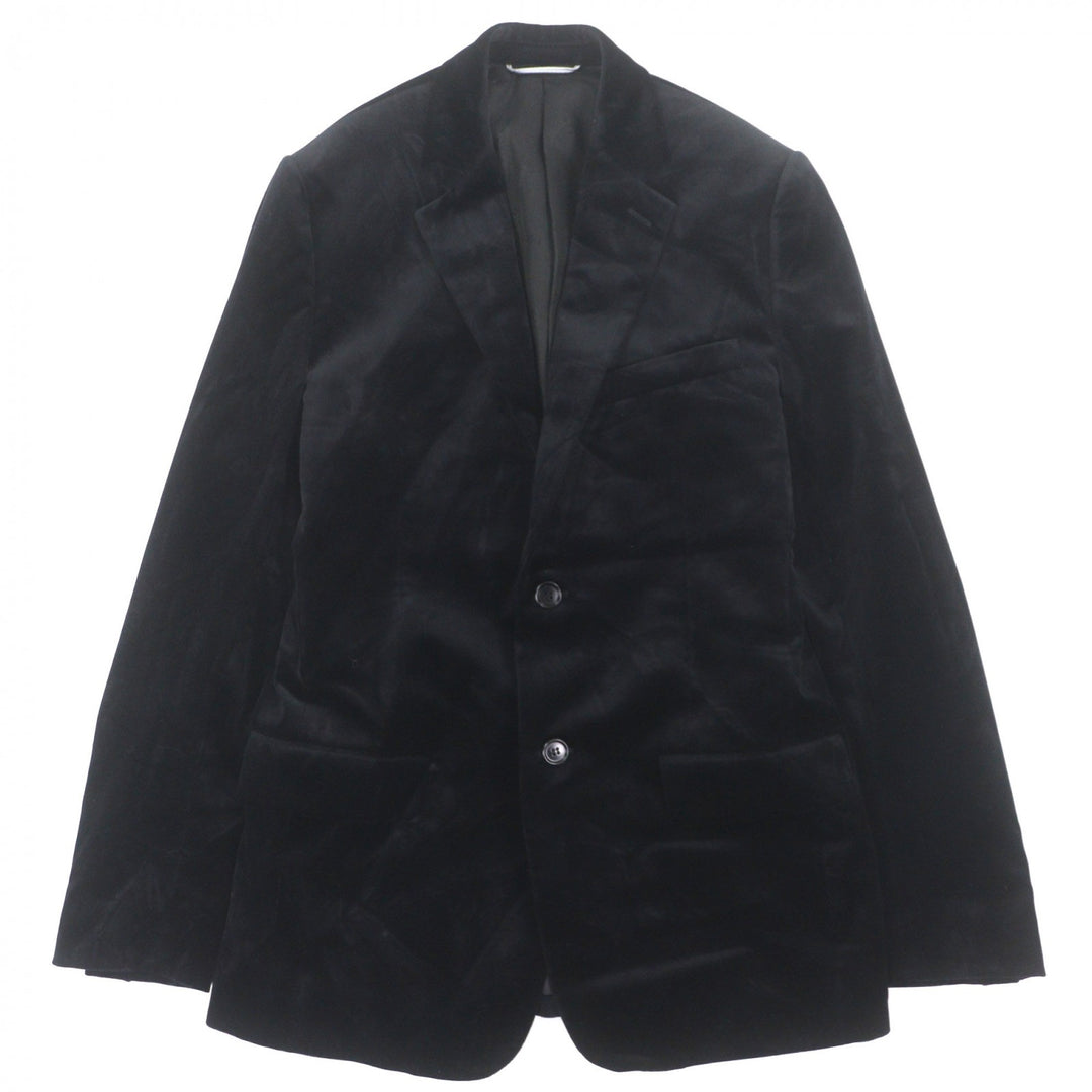 Excellent DIOR tailored jacket black cotton mens 46 923C216A454