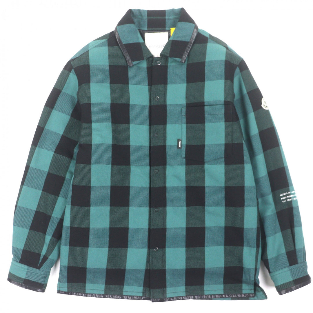 Excellent MONCLER GENIUS 7 FRAGMENT HIROSHI FUJIWARA Down jacket SIMMON green 0