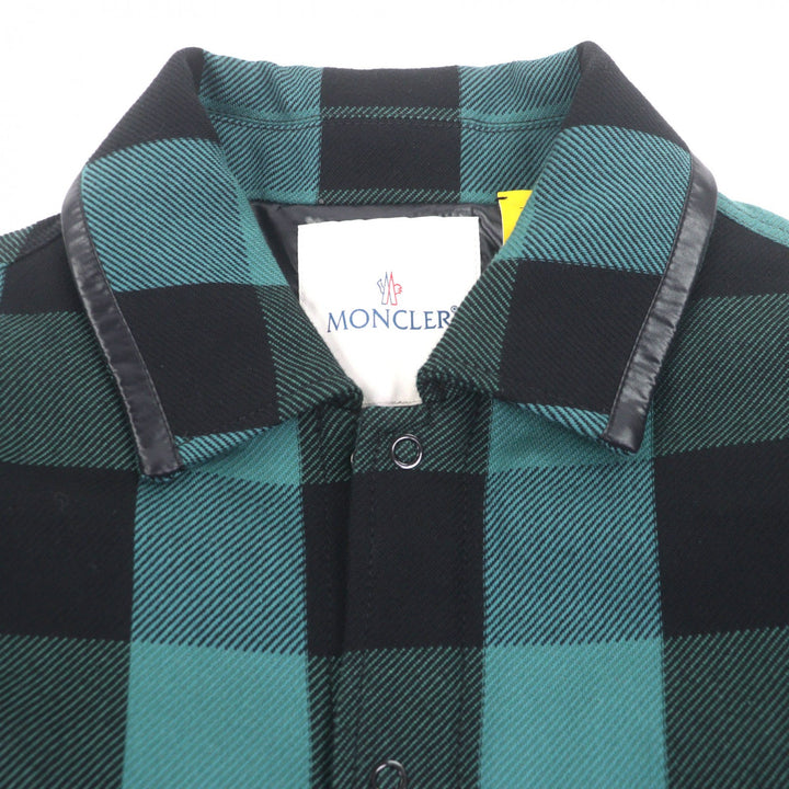 Excellent MONCLER GENIUS 7 FRAGMENT HIROSHI FUJIWARA Down jacket SIMMON green 0