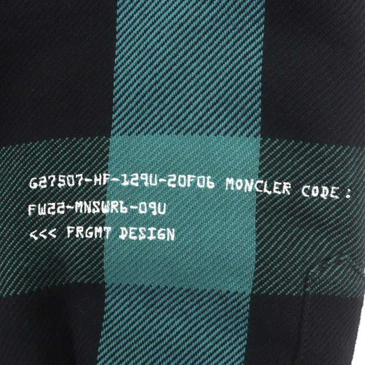 Excellent MONCLER GENIUS 7 FRAGMENT HIROSHI FUJIWARA Down jacket SIMMON green 0