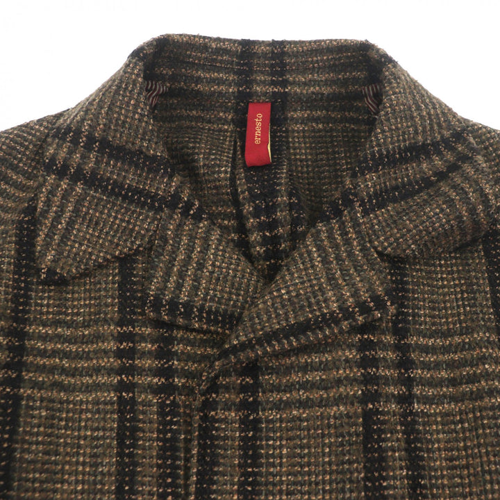 Pristine ernesto coat Khaki wool mens 46