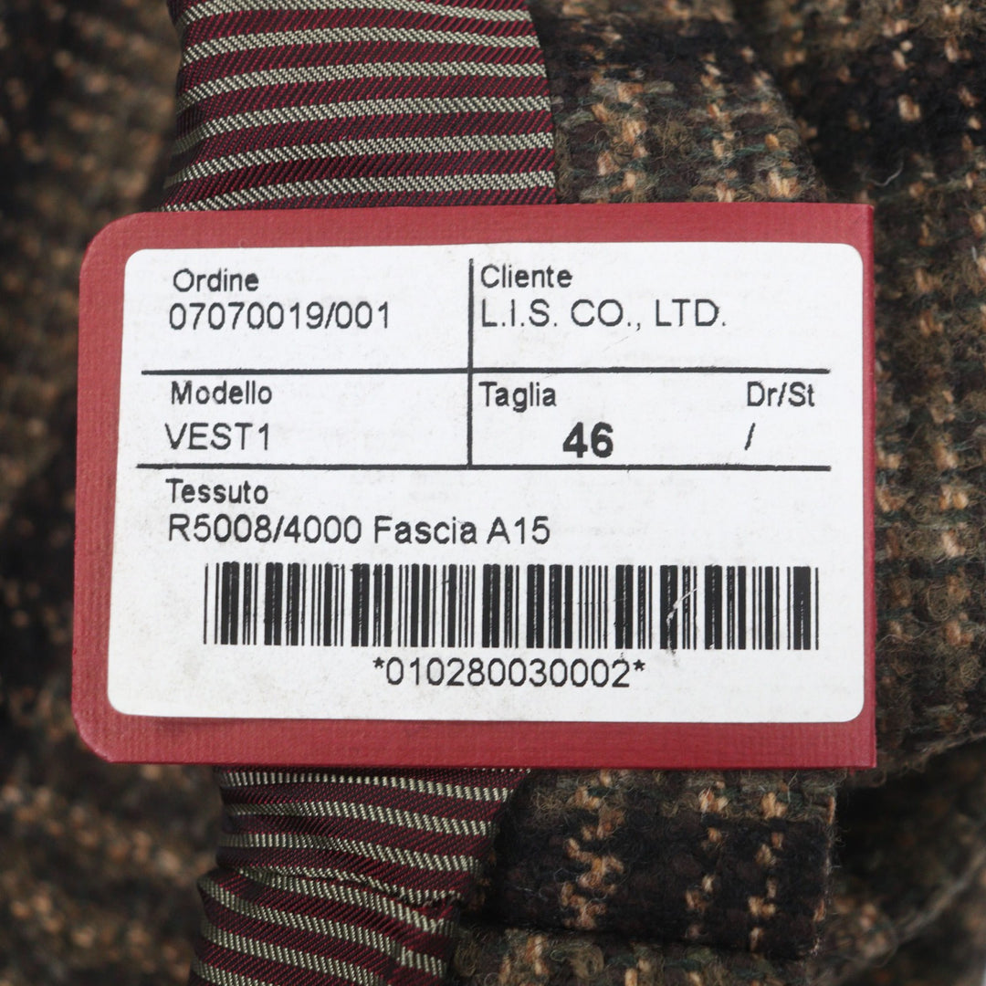 Pristine ernesto coat Khaki wool mens 46