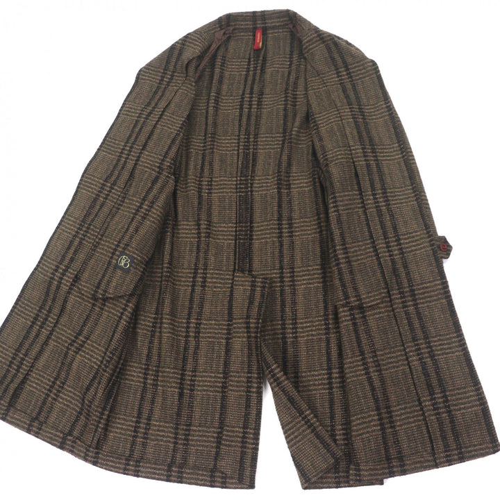 Pristine ernesto coat Khaki wool mens 46