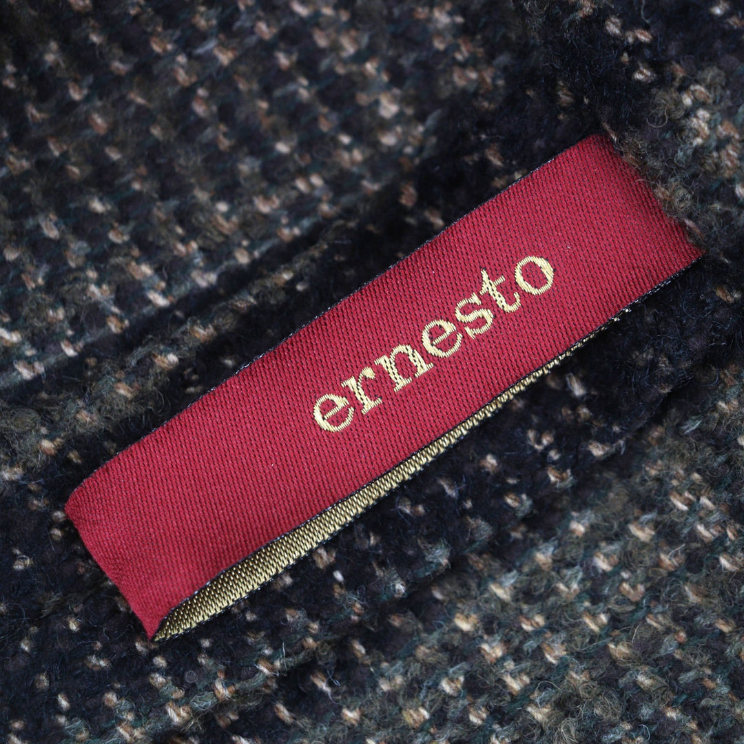 Pristine ernesto coat Khaki wool mens 46