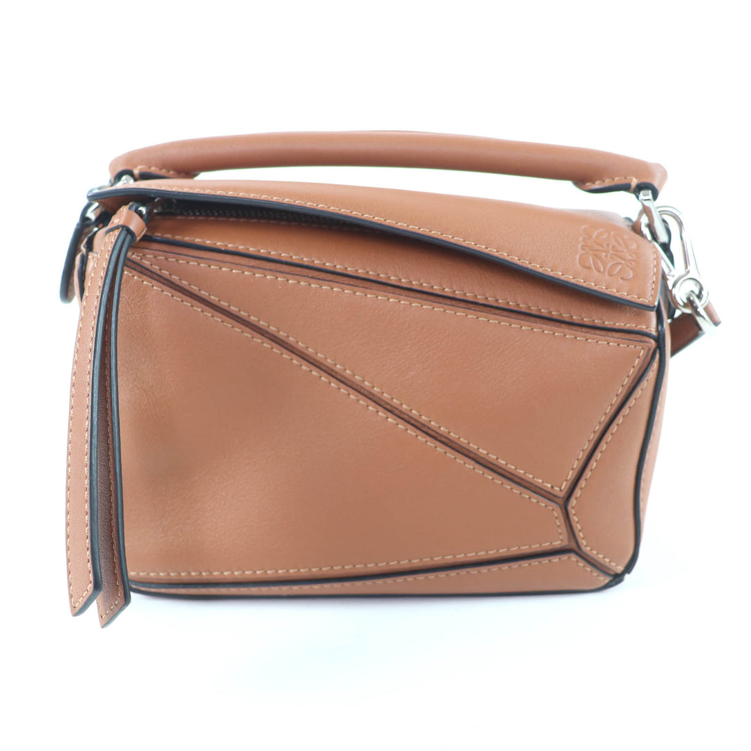 Excellent LOEWE Shoulder Bag Puzzle Edge Bag Mini Calf leather Women A510U95X37