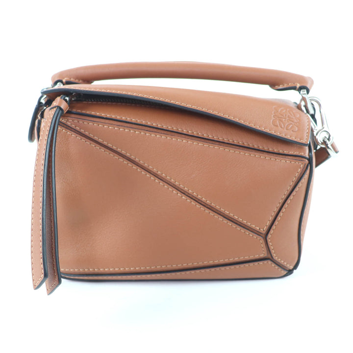 Excellent LOEWE Shoulder Bag Puzzle Edge Bag Mini Calf leather Women A510U95X37