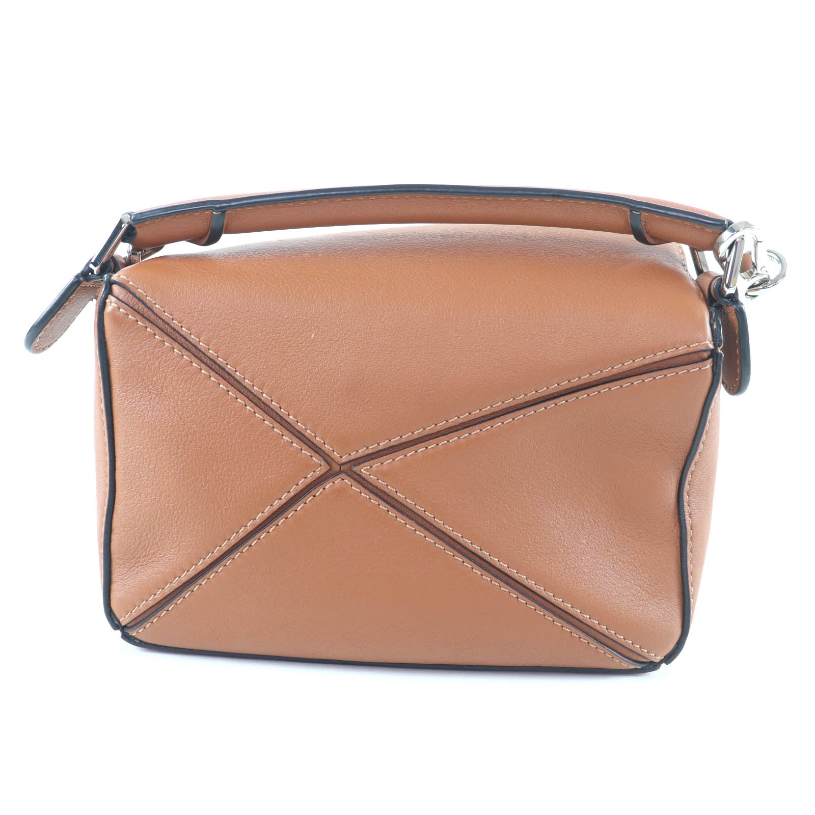 Excellent LOEWE Shoulder Bag Puzzle Edge Bag Mini Calf leather
