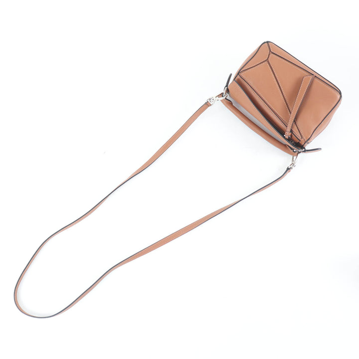 Excellent LOEWE Shoulder Bag Puzzle Edge Bag Mini Calf leather Women A510U95X37