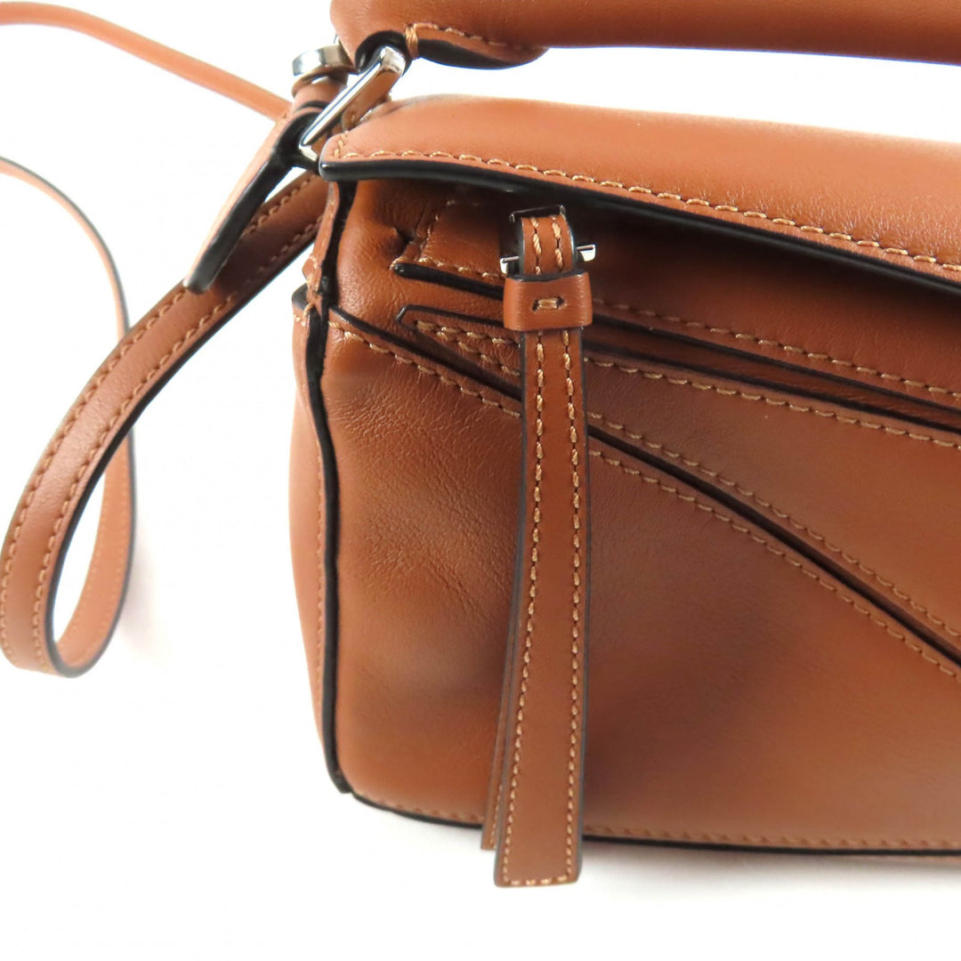 Excellent LOEWE Shoulder Bag Puzzle Edge Bag Mini Calf leather Women A510U95X37