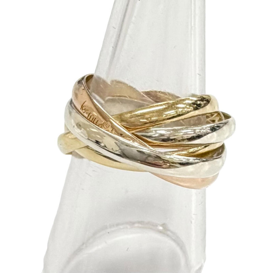 Great Cartier Ring ring Trinity 5-Ring Set 750 Yellow Gold 750 Women 50 O1403B
