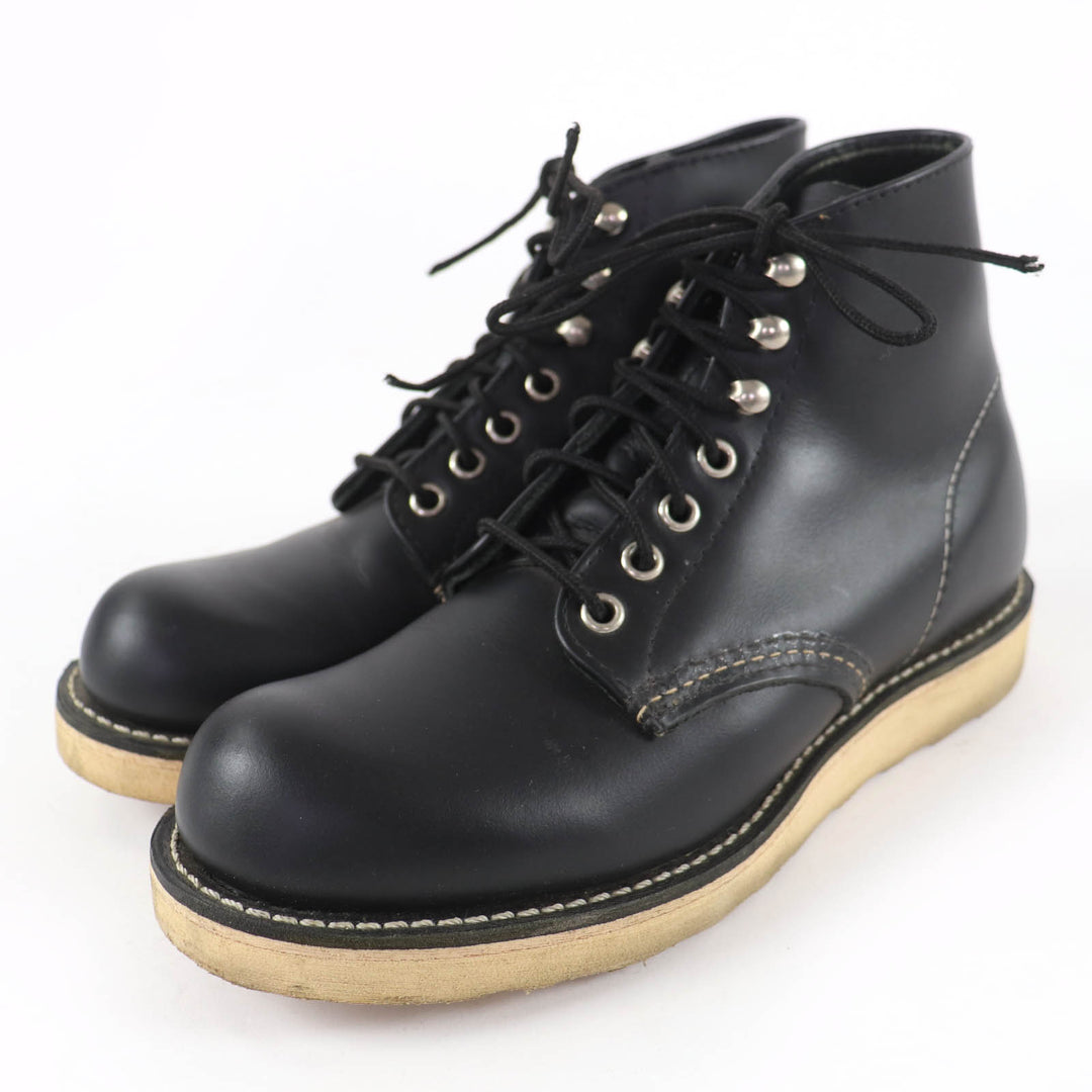 Great RED WING short boots Irish Setter Tag Classic Plain Toe Leather Women 8165