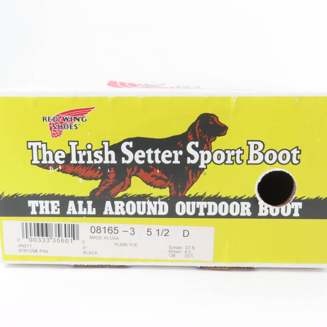 Great RED WING short boots Irish Setter Tag Classic Plain Toe Leather Women 8165