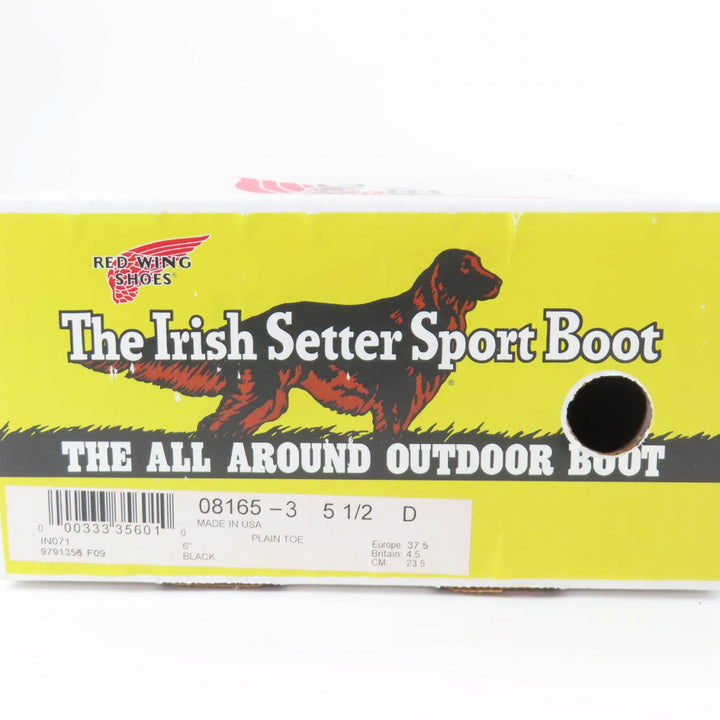 Great RED WING short boots Irish Setter Tag Classic Plain Toe Leather Women 8165