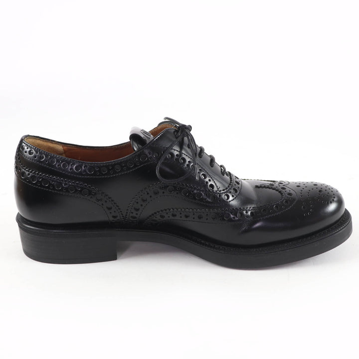 Excellent Churchs Miu Miu Leather shoes Wingtip Oxford black Women 39 5E038E