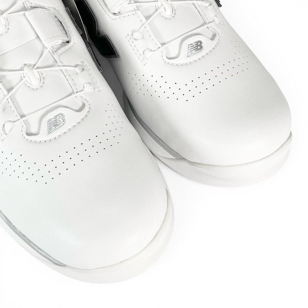 Pristine NEW BALANCE sneakers FuelCell 3000 Golf shoes white leather mens 26cm