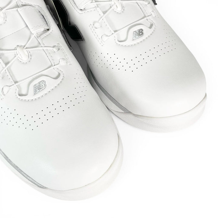 Pristine NEW BALANCE sneakers FuelCell 3000 Golf shoes white leather mens 26cm