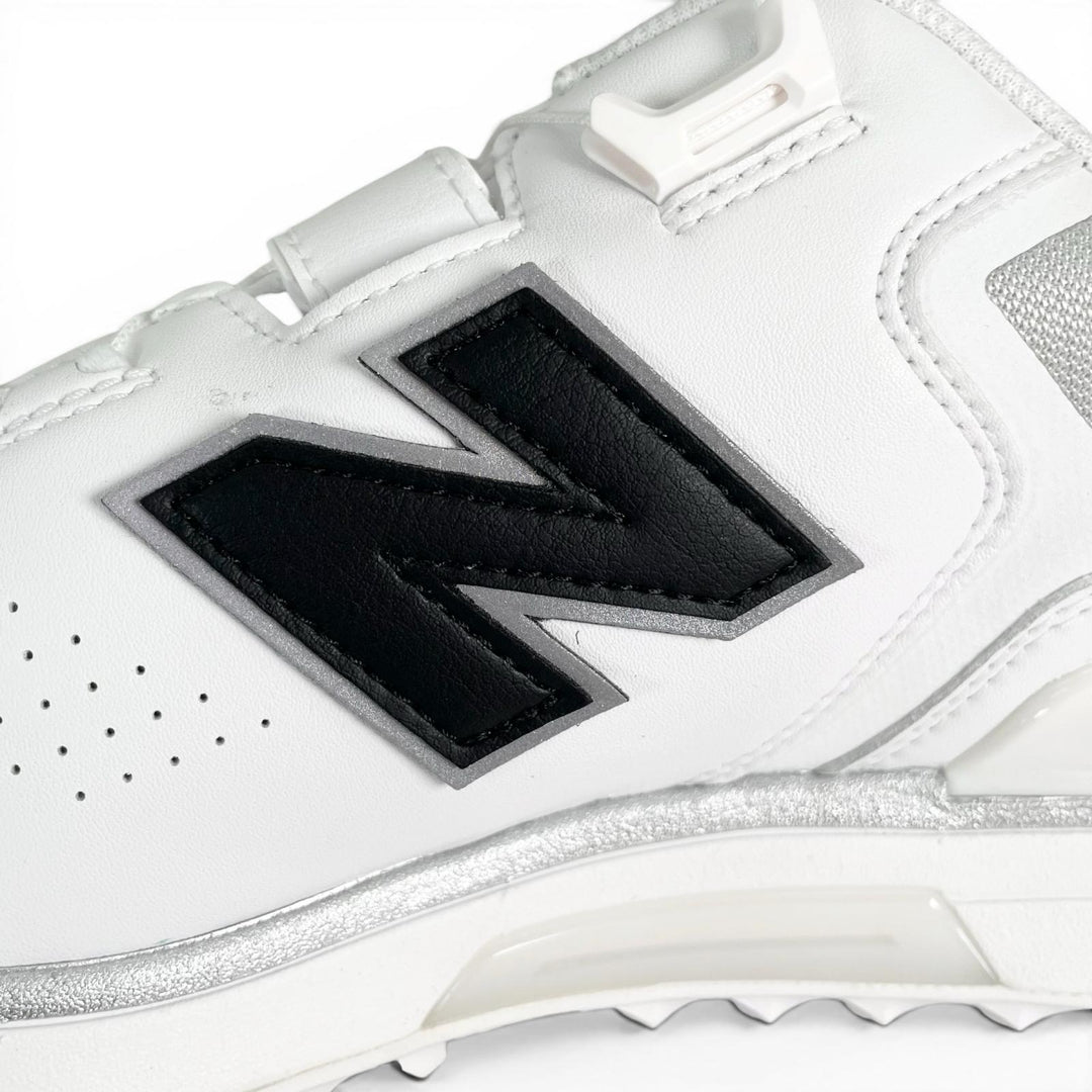 Pristine NEW BALANCE sneakers FuelCell 3000 Golf shoes white leather mens 26cm