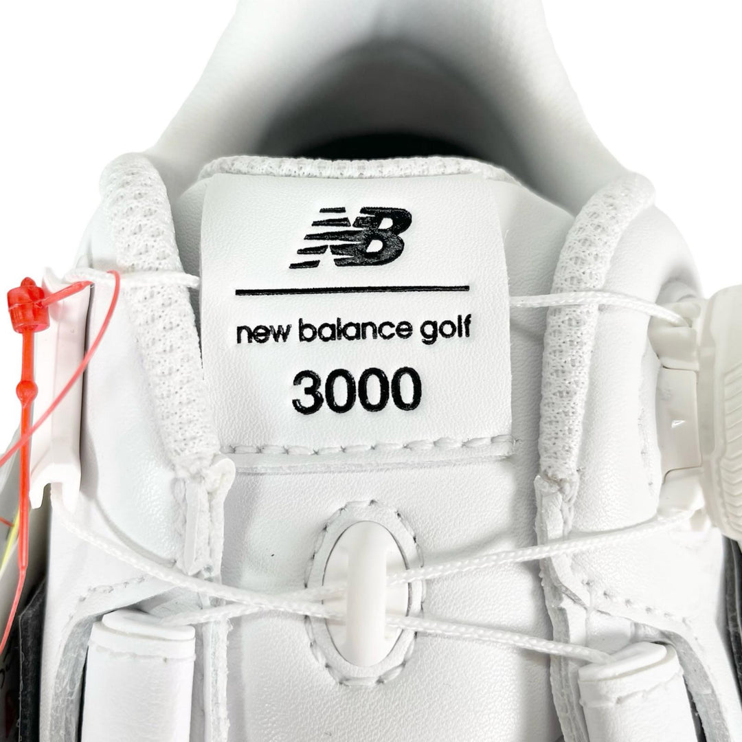 Pristine NEW BALANCE sneakers FuelCell 3000 Golf shoes white leather mens 26cm